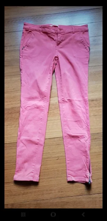 Pantacourt femme rose camaieu 36