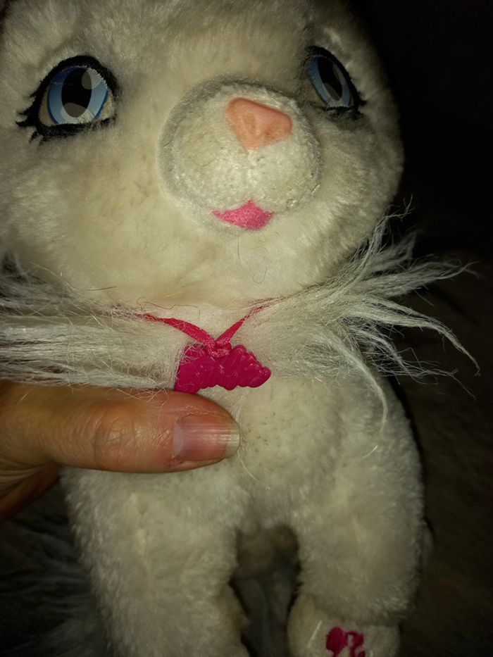 peluche sonore chat barbie miaule et ronronne mattel - photo numéro 5