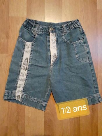 Short en jeans 12 ans