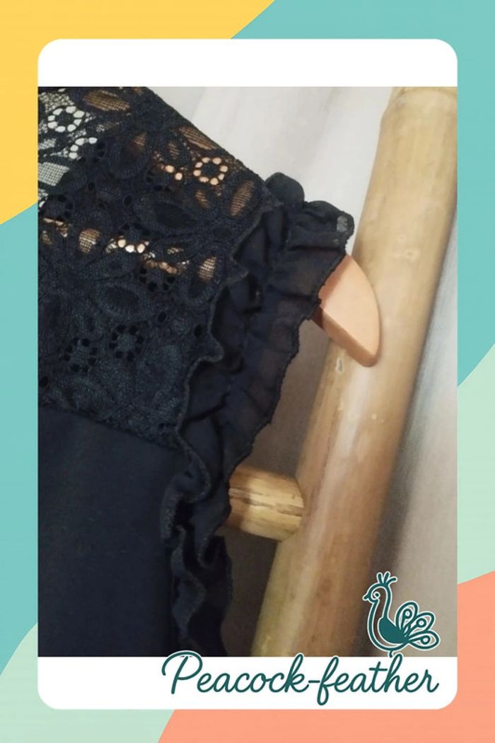 Blouse débardeur noir 40/42 - photo numéro 7
