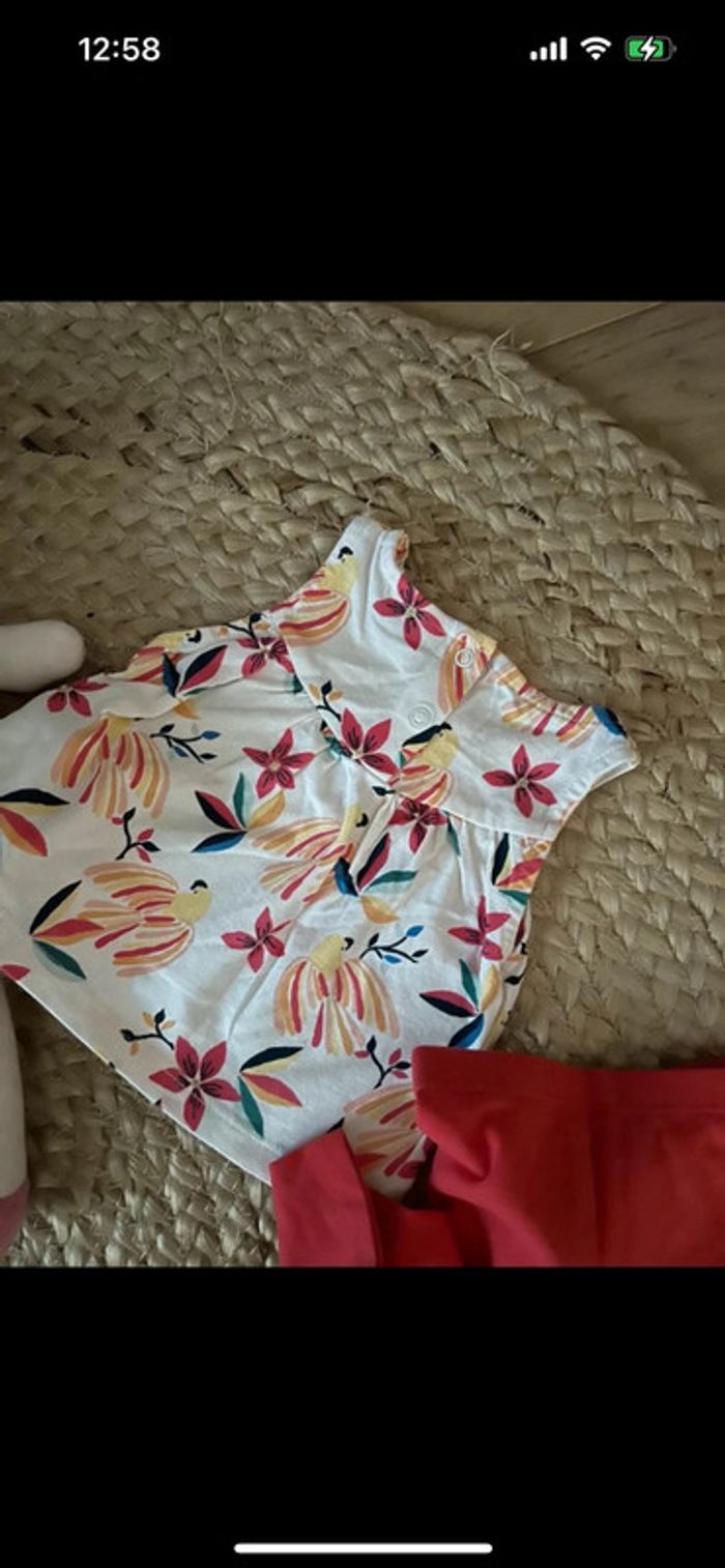 Ensemble gilet haut et leggings bébé fille - photo numéro 4