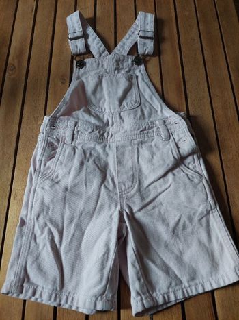 Salopette short 4 ans