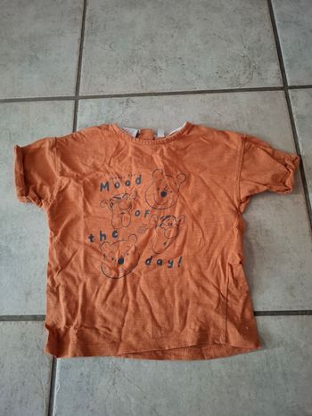 T shirt + salopette winnie 2 ans
