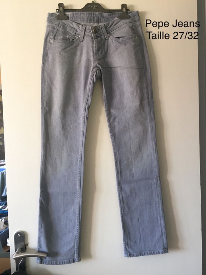 Jeans gris Pepe Jeans Taille 27/32
