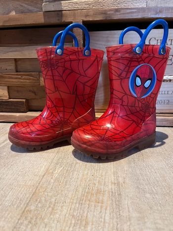 Bottes de pluie spiderman