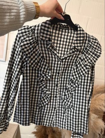 Chemise noire et blanche – Giracoo – Taille unique