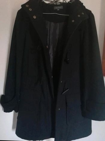 Manteau noir chaud tout doublé Kiabi taille XS