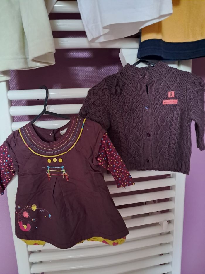 Lot vêtements fille hiver 3 mois 60 cm - photo numéro 3