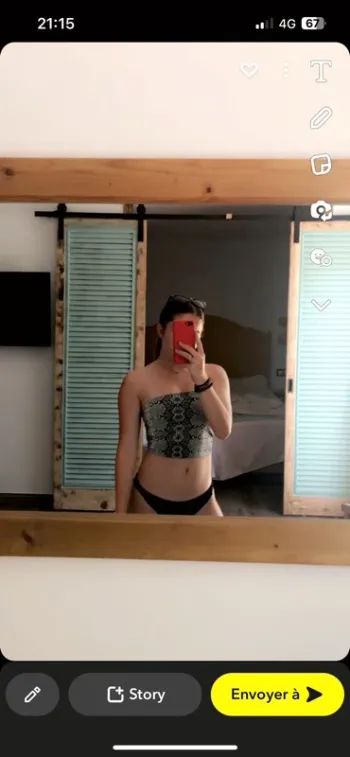 bandeaux top a motif serpent bershka