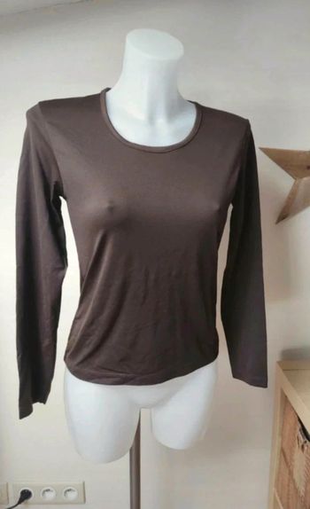 🌺Tee-shirt manches longues satiné Promod taille 40🌺