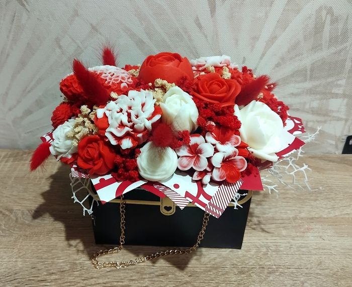 Bouquet en cire parfumée - photo numéro 2