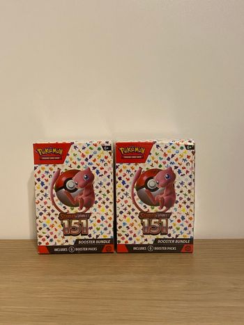 Lot 2 Bundles 151 Pokémon Scarlet & Violet