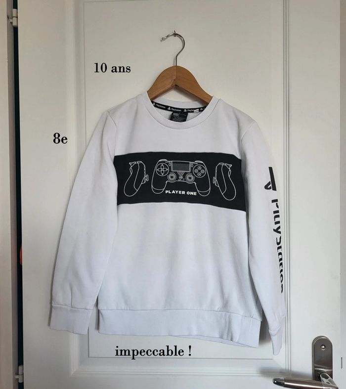Sweat PlayStation Station comme neuf 10 ans