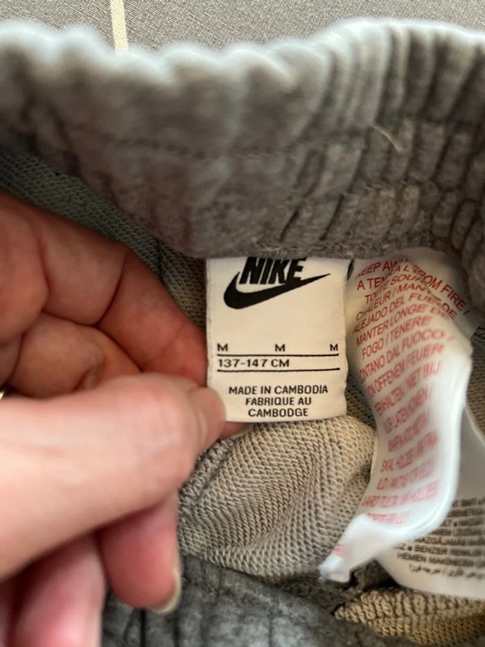 Bas de jogging gris chiné 10 ans - Nike - photo numéro 6
