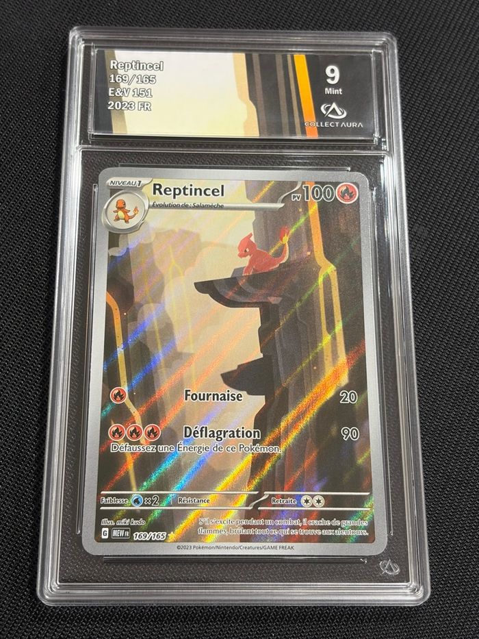 Pokemon 151 Reptincel 169/165 Collect Aura 9