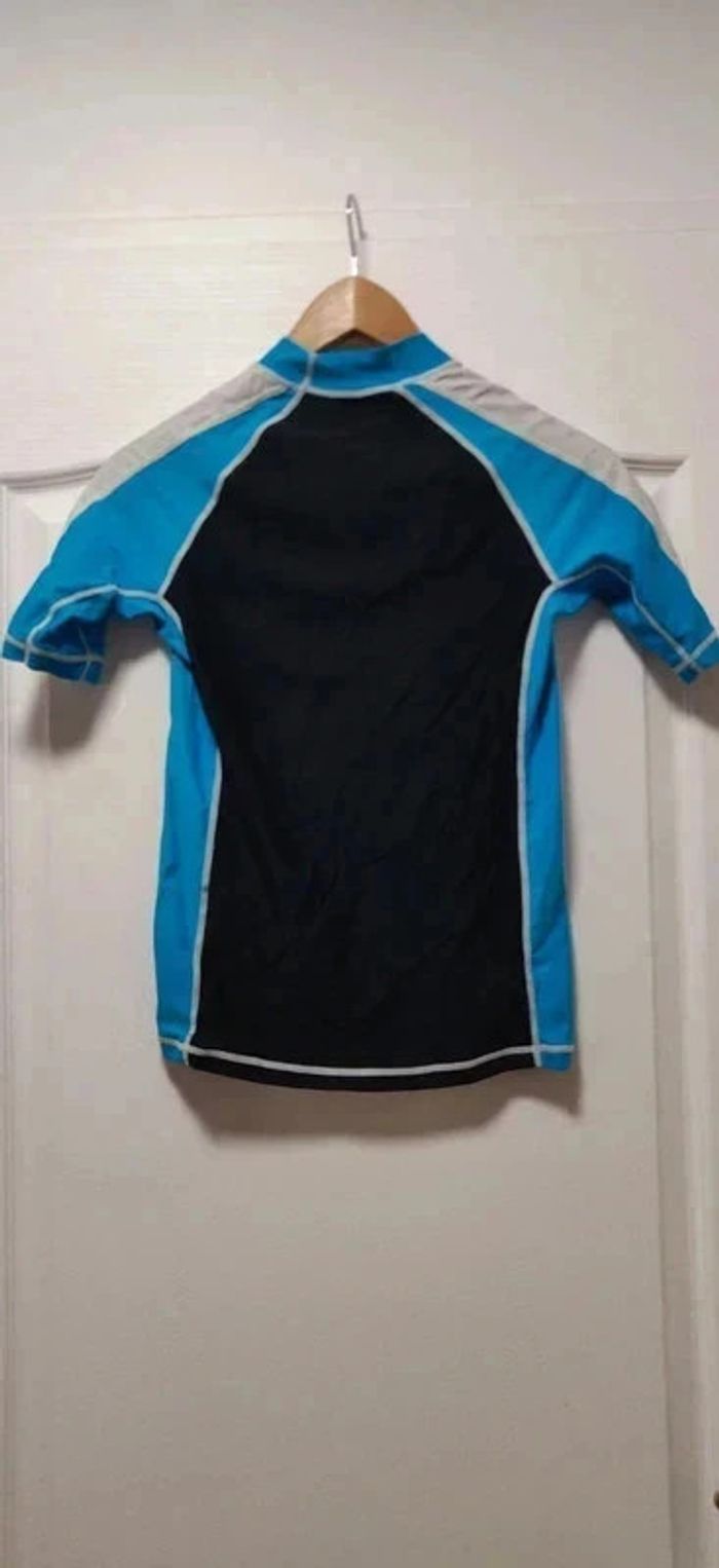 T-shirt mc anti-uv noir et bleu Go Sport 14A - photo numéro 2