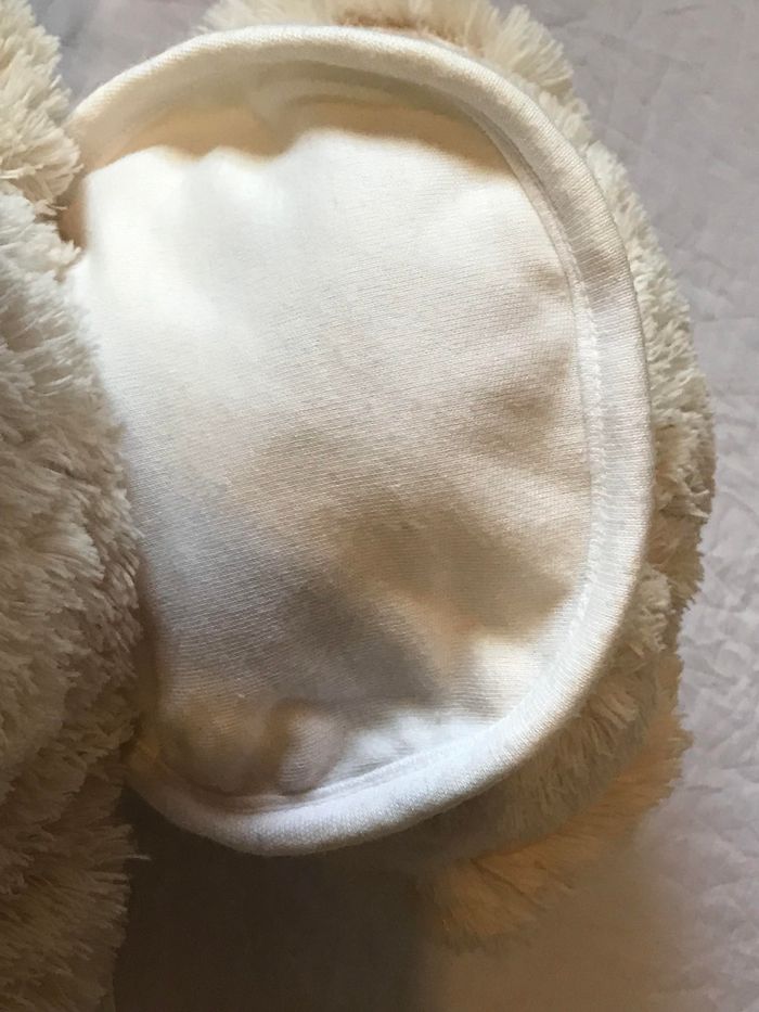 Gros Ourson Beige Bavette Jaune Ecriture I Love Mummy Petit Cœur Rouge Peluche Petits Enfants Bébés - photo numéro 8