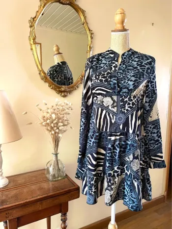 Robe à Motifs Géométriques léopard - Lillie Rose - Taille M/L ** neuf