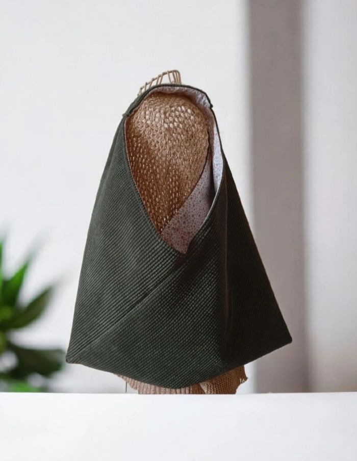 Sac fourre tout en velours côtelé - photo numéro 5