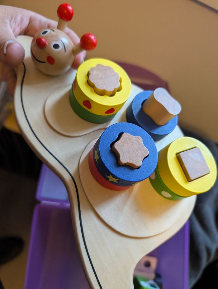 Jeu en bois en empiler