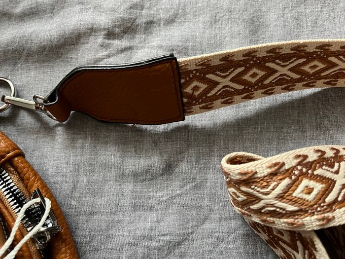 Sac à dos a bandoulière marron - photo numéro 4