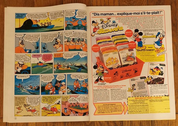 Ancien journal de mickey avec calendrier 16 pages 1985 vintage - photo numéro 11