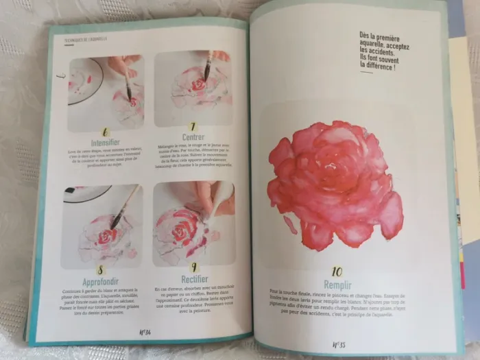 Livret. L’aquarelle facile – Les fleurs - photo numéro 9