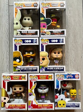 Lot de7 figurines Funko Pop Looney Tunes- Space Jam