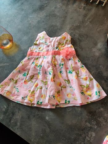 Robe été fleurs 6 mois