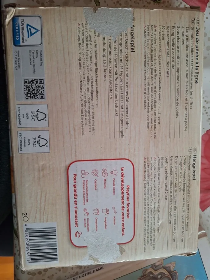 pêche à la ligne en bois - photo numéro 3