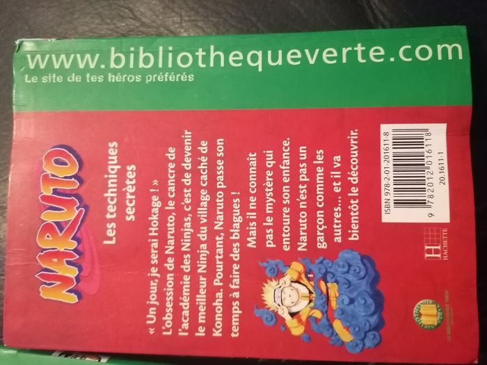 Livres la bibliothèque verte Naruto et dragon Ball - photo numéro 7