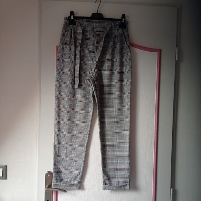 Pantalon à carreaux