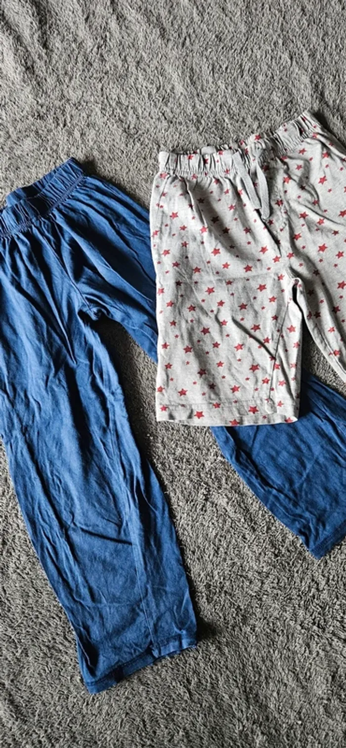 Lot 2 bas pyjamas 6 ans