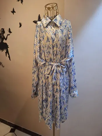 Robe chemise imprimée
