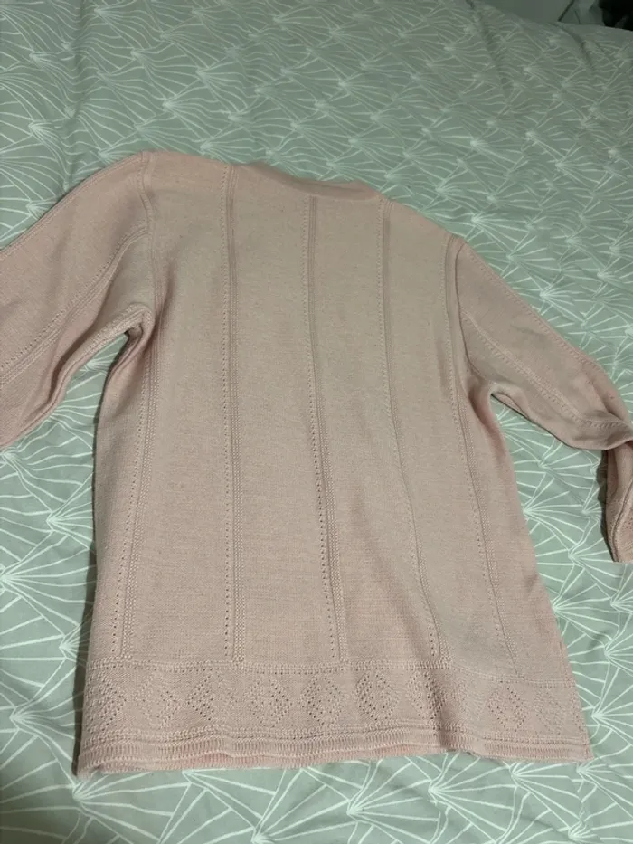 Pull rose vintage - photo numéro 3