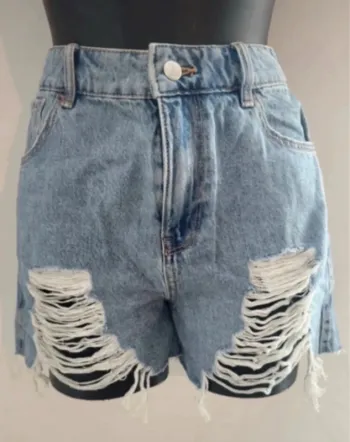Short en jean femme
