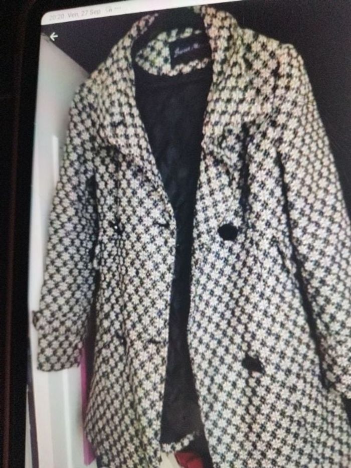 manteau long taille 38