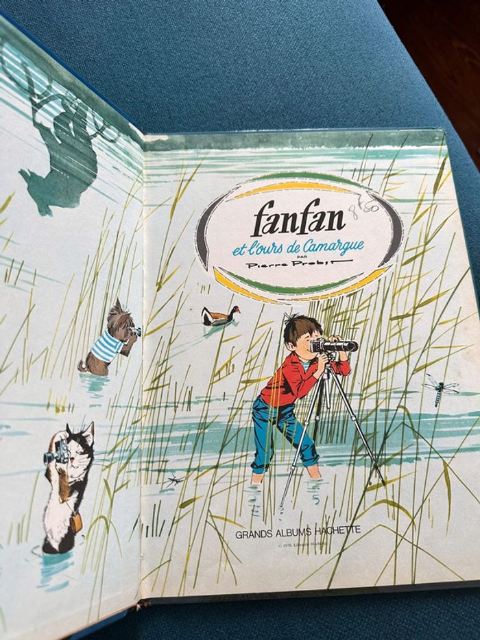 1970 Livre ancien Caroline et l’ours de Camargue Pierre Probst auteur Caroline albums Hachette - photo numéro 3