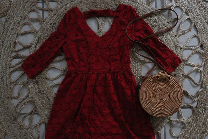 Robe dentelle rouge Ycoo Paris - photo numéro 4