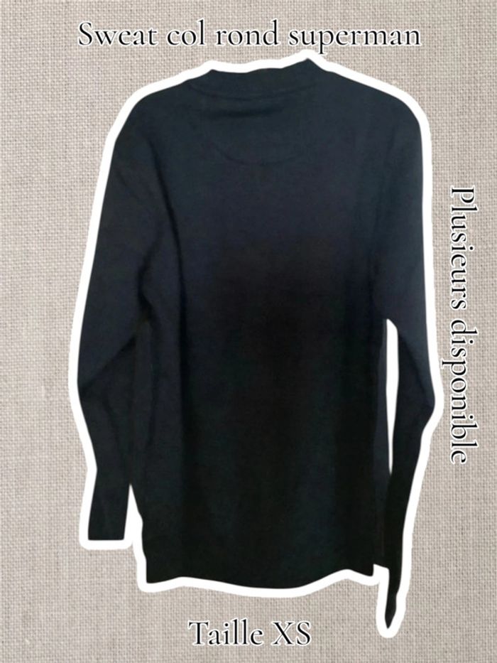 Sweat col rond bleu marine - Superman - de chez Celio - Taille XS - Neuf sous blister - photo numéro 2