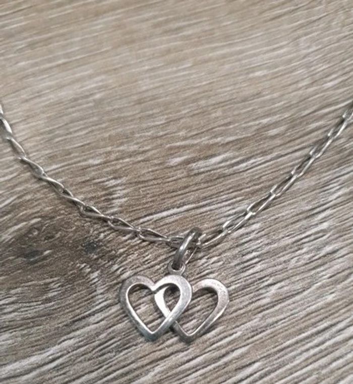 Chaîne avec pendentif coeur - photo numéro 2