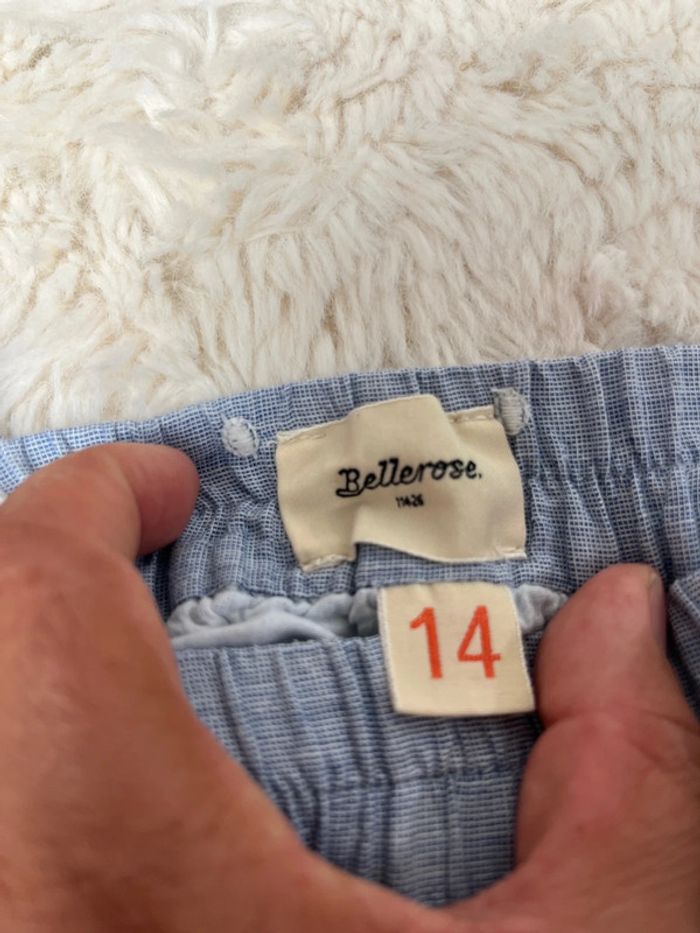 Short brodé 100% coton avec poches - photo numéro 5