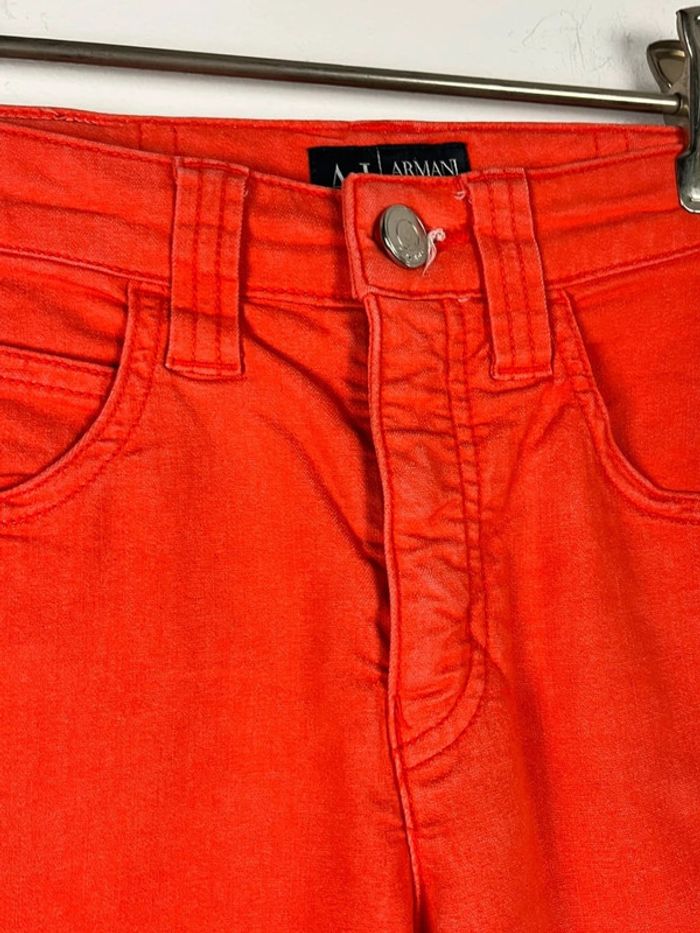 Jean slim orange Armani femme taille 35 (w25) - photo numéro 6