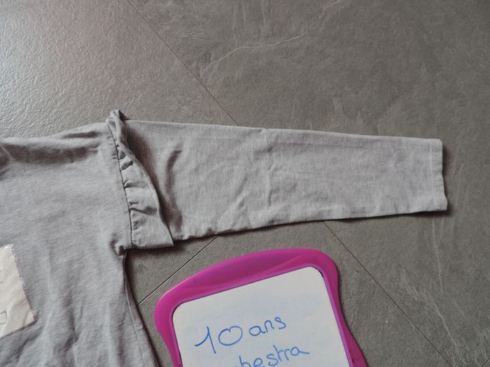 tee shirt manche longue orchestra taille 10 ans dessin craqué d'origine - photo numéro 4