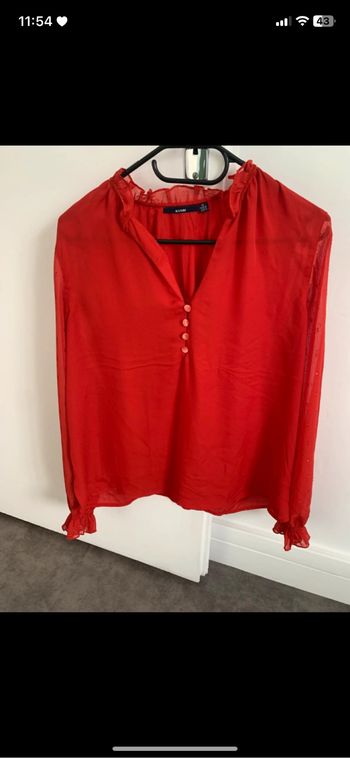 Chemisier rouge