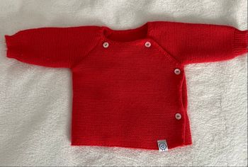 Gilet en tricot 0/1mois