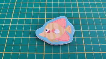 Motif animal n°9 pièce détachée jeu de société Playtive Jeu de pêche à la ligne #C67