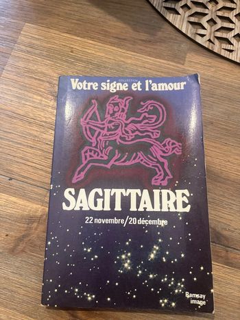 Livre signe sagittaire