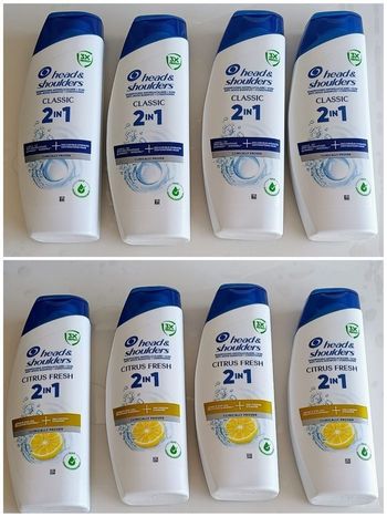 shampooing head shoulders 2 en 1 lot de 8 neufs 