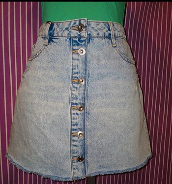 Jupe courte bleu jeans 👖